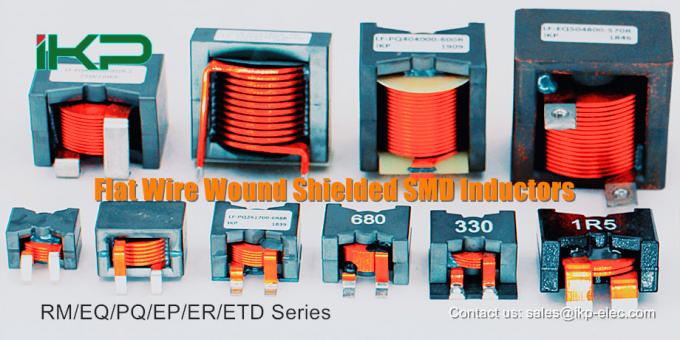 IKP diseñó los inductores protegidos magnéticos del poder de la herida SMD/SMT del alambre plano, proveedor del precio de fábrica