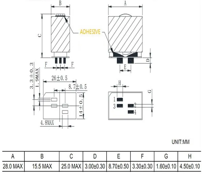 Iluminación de potencia Ikp Cartón de cobre Inductor de alambre plano bobina de estrangulamiento