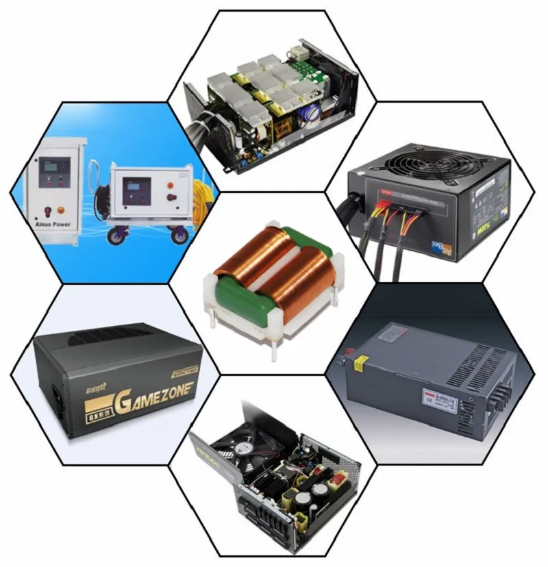 Inductores de modo común de línea plana de tipo Sq/UC3325