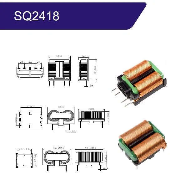 Inductor de estrangulamiento electrónico de modo común para filtro EMI