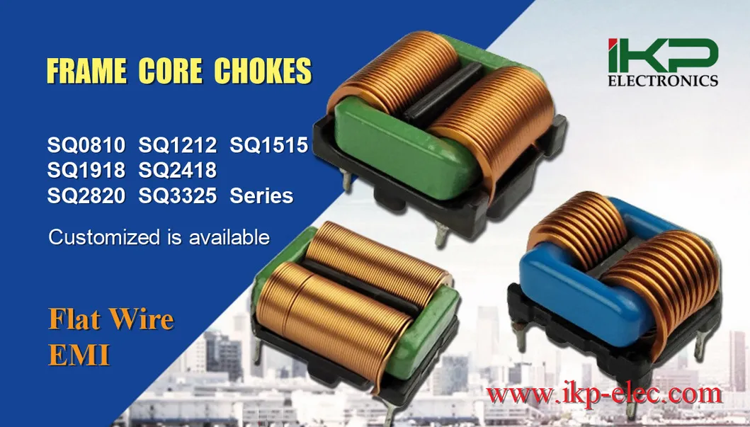 Inductor Ikp Variable Cartón y bandeja UC Tipo de estrangulamiento bobina de modo común