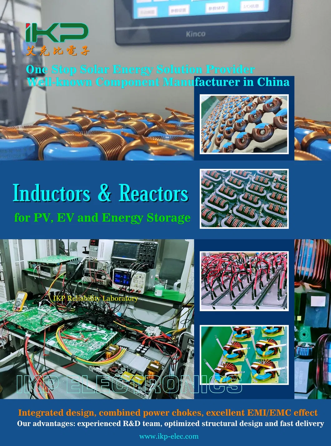 2021 Single Coil Ikp Carton China Inductor Aire Electrónica Diferencial de modo ahogado