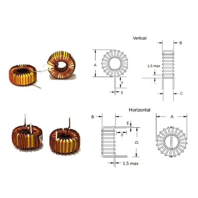 T4426-560uh Inductor de núcleo toroidal de modo diferencial