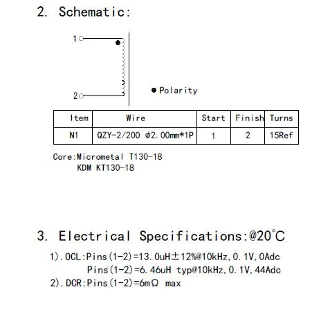 Inductor toroidal de modo diferencial para dispositivos de aviónica