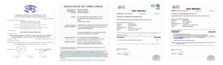 Transformador de núcleo de ferrita de alta frecuencia Transformador de potencia Etd para Etd 59 Bobina de estrangulamiento PFC
