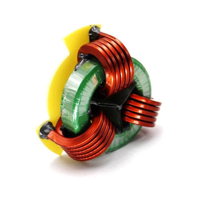 Customized 3 or 4 Phase Flat Wire Vertical Winding High Current Choke Coils for New Energy