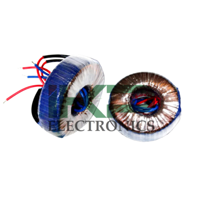 60VA Rated Power 50/60Hz Frequency 98*35mm Outside Dimension D*H Toroidal Transformer for Door Control System