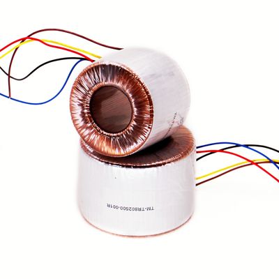 6.30kg Weight 57℃ Temp. Rise Toroidal Transformer for Testing Equipment