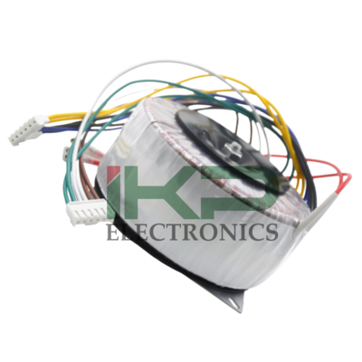 1000VA Potencia Nominal 97.0% Eficiencia 175*85 mm Dimensión Exterior D*H 9.1KG Peso Transformador Toroidal para Energía Eólica